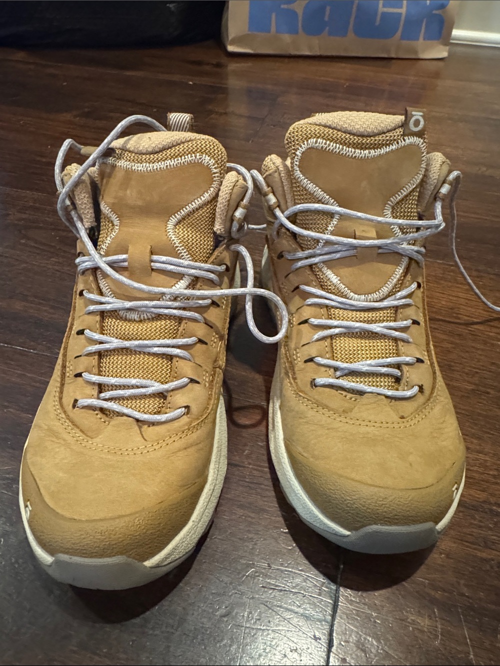 Women’s Lace-Up Tan Hiking Boots - Lightweight Comfort